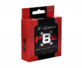 Шнур плетеный AZURA X Game PE Х8 150м Fiery Red #1,5 0,205мм 11,3кг 25lb