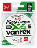 Леска плетёная LJ Vanrex MICRO GAME х4 BRAID Fluo Green 125/012