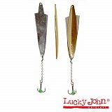 Блесна вертикал. зим. Lucky John WING с цеп. и тр. 05.5г GC блистер