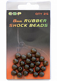 Бусина-отбойник E-S-P Shock Beads - Camo Brown / 8mm - 25шт.