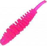 Приманка силиконовая Kosadaka LEECH 42мм, банка (10шт), запах креветки, цв.PN