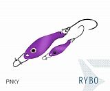 Блесна колеблющаяся Delphin RYBO Spoon / 0,5g - PINKY