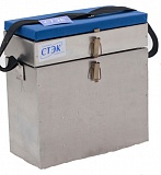 Ящик СТЭК оцинкованный 2 секции, 22л, 380х300х190 (1,0mm)
