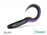 Твистер DELPHIN TWISTA-X Eeltail UVs / 6cm / GALAXY - 5шт.