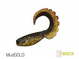 Твистер DELPHIN TWISTA UVs / 8cm / MUD GOLD - 5шт. Твистер DELPHIN TWISTA UVs / 8cm / MUD GOLD - 5шт.