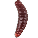 Силиконовые приманки ароматизированные IRON TROUT Super Soft Bee Maggots - Garlic / 2.5cm / BR - 15шт.