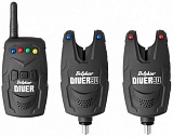 Комплект сигнализаторов поклевки Delphin DIVER Bite Alarm Set 2+1