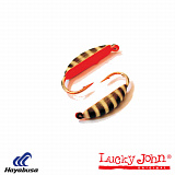 Мормышка вольфрамовая Lucky John БАНАН с петел. и люминофор 035