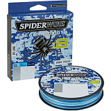 Леска плетеная SPIDER WIRE® STEALTH® SMOOTH X8 PE BRAID - 0.15mm / 300m / 16.5kg - BLUE CAMO