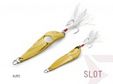 Блесна колеблющаяся DELPHIN SLOT Hook №4 / 7.6cm / 20g - AURO