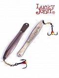 Блесна вертикальная зимняя Lucky John WALLE с цепочкой и тройником  60мм CS блистер