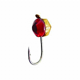 Мормышка вольфрамовая Salmo КРУГЛАЯ гран.с петел. и Swarovski 050 Мормышка вольфрамовая Salmo КРУГЛАЯ гран.с петел. и Swarovski 050