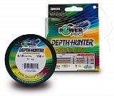 Плетеный шнур POWER PRO Depth Hunter Multicolor 150m 0,06/3кг