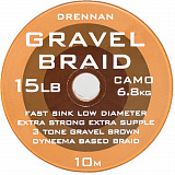 Поводковый материал DRENNAN GRAVEL Braid Hooklink - 10m  15lb (6.8kg