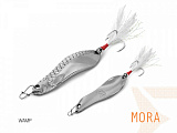 Блесна колеблющаяся DELPHIN MORA Hook №4 / 7.3cm / 30g - WAMP