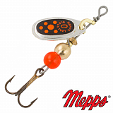 Блесна Mepps COMET BLACK FURY AG FLUO ORANGE №00 1,5гр
