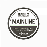 Леска KORDA Basix Main Line 0,35мм 500м 12lb Camo green