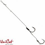 Готовые оснастки на сома UNI CAT HAIR Rig №4/0 + 2/0 - 120cm / 85kg