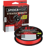 Леска плетеная SPIDER WIRE® STEALTH® SMOOTH X8 PE BRAID - 0.13mm / 300m / 11.2kg - CODE RED