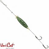 Готовые оснастки на сома UNI CAT POWER RATTLE 10g HAIR Rig №4/0+2/0 - 150cm / 85kg