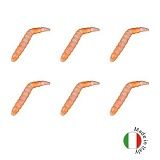 Силиконовые приманки плавающие IRON TROUT BACO / 4cm / Sweet / White-Orange - 6шт.