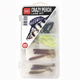 Набор приманок на окуня Lucky John CRAZY PERCH SET
