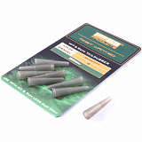 Конус для клипсы PB Products Hit & Run X-Safe Tailrubber Leadclip - Gravel / 8шт.