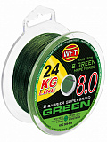Леска плетёная WFT KG x8 Green 150/018