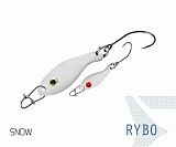 Блесна колеблющаяся Delphin RYBO Spoon / 0,5g - SNOW