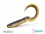 Твистер DELPHIN TWISTA-X Eeltail UVs / 15cm / MUD GOLD - 5шт. Твистер DELPHIN TWISTA-X Eeltail UVs / 15cm / MUD GOLD - 5шт.