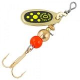 Блесна Mepps COMET BLACK FURY OR FLUO CHART №1 3,5гр