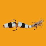 Приманка Джиговая Флажок 1 Бел./чер./бел.