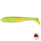 Виброхвост IRON CLAW Moby Softbaits SLIM JIM UV Non Toxic / 13cm / Real Fire Tiger