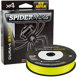 Леска плетеная SPIDER WIRE® STEALTH® DURA X4 PE BRAID - 0.40mm / 150m / 45.0kg - HI VIS YELLOW