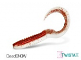 Твистер DELPHIN TWISTA-X Eeltail UVs / 15cm / DEAD SNOW - 5шт. Твистер DELPHIN TWISTA-X Eeltail UVs / 15cm / DEAD SNOW - 5шт.