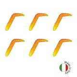 Силиконовые приманки плавающие IRON TROUT BACO / 4cm / Sweet / Yellow-Orange - 6шт.