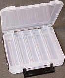 Коробка Kosadaka TB-S31C-CL, 20*17.5*5см для воблеров, двухсторонняя, прозрачная