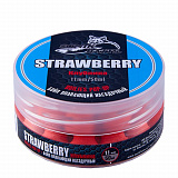 Бойлы насадочные плавающие Sonik Baits STRAWBERRY Fluo Pop-ups 10 мм 50мл (Клубника)