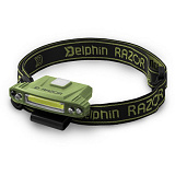 Фонарь налобный Delphin RAZOR USB US