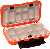Коробка-раскладушка Kosadaka TB-S01 16*9*4.5см для мелочей/мушек, герметичная, оранжевая