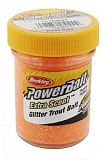 Паста Berkley Powerbait Extra Scent Glitter Trout Bait (Черный/оранжевый)