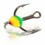 Крючок-Тройник Для Приманок Lucky John С Каплей Цвет. Разм.012/gry