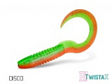 Твистер DELPHIN TWISTA-X Eeltail UVs / 15cm / DISCO - 5шт.