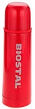 Термос BIOSTAL NB500C-R с двойной колбой цветной красный (узкое горло)