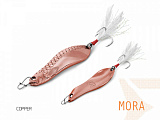 Блесна колеблющаяся DELPHIN MORA Hook №4 / 7.3cm / 30g - COPPER
