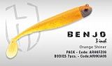 Силиконовая приманка HERAKLES BENJO BODIES 3" 7,5см Orange Shiner