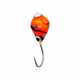 Мормышка вольфрамовая Lucky John КАПЛЯ с петел..глаз. и Swarovski 030