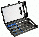 Набор походный в пласт.боксе (3 ножа, точилка, доска) TFKS (Kosadaka)